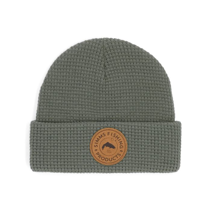 Caciula Tricotata Simms Everyday Waffle Knit Beanie, Loden