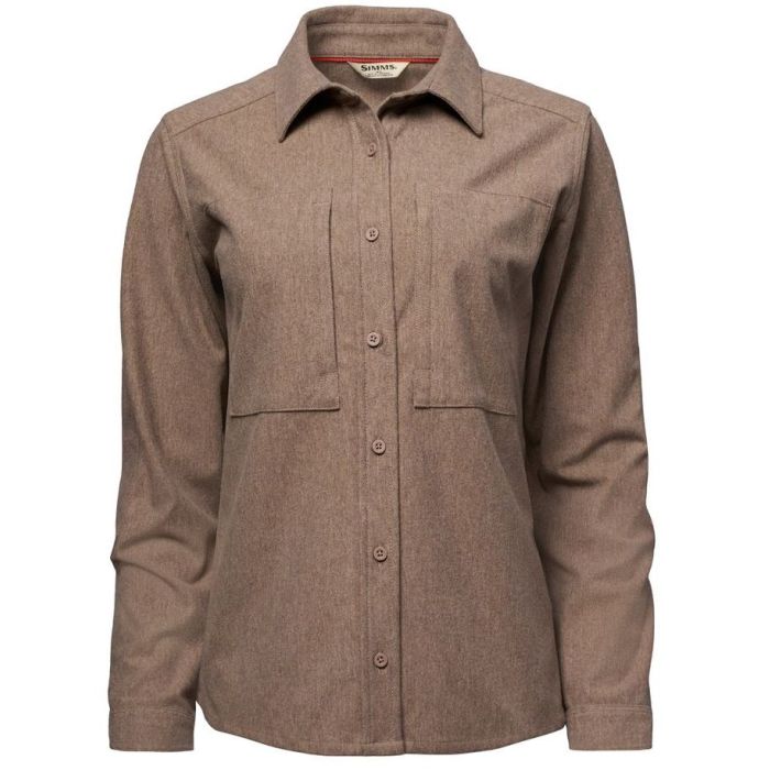 Simms Tailout Knit LS Shirt for Women, Silt Heather