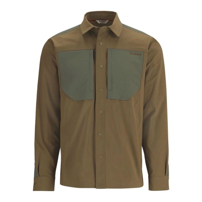 Camasa Simms Confluence Shirt, Driftwood/Loden