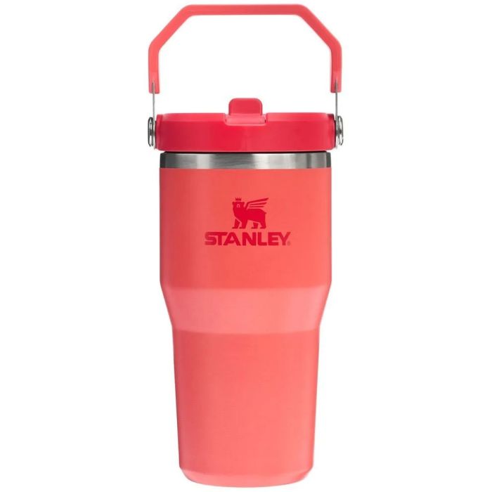 Stanley The IceFlow Flip Straw 2.0 Tumbler, 0.6L, Hot Coral