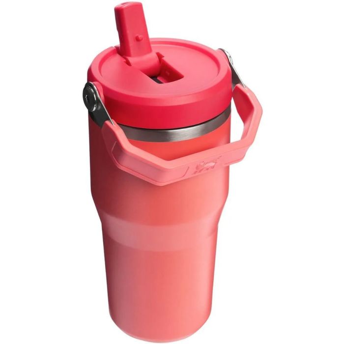 Stanley The IceFlow Flip Straw 2.0 Tumbler, 0.6L, Hot Coral 2