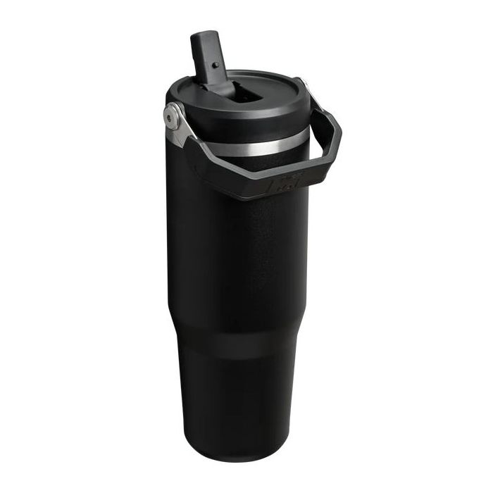Insulated Tumbler with Straw Stanley The IceFlow Flip Straw 2.0 Tumbler, 0.89L, Black 2.0 2