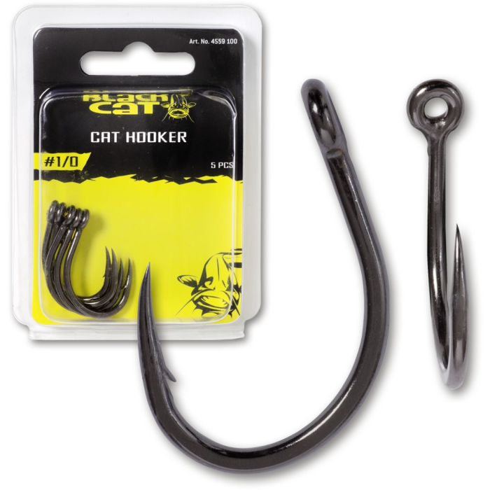 Black Cat Hooker DG Coating Hooks, 5 pcs/pack