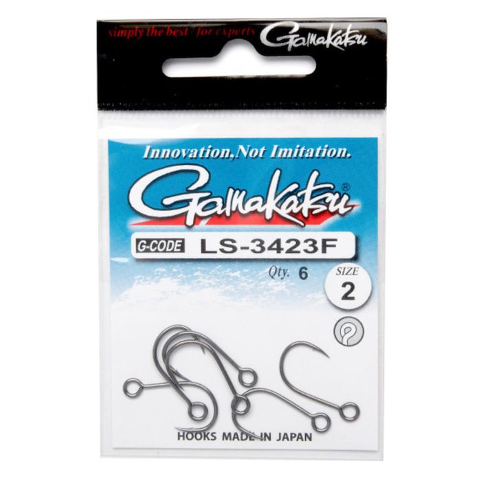 Gamakatsu LS 3423 F Hooks, Black