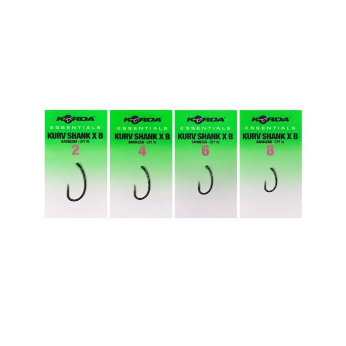Carlige Korda Essentials Kurv X, Barbless, 10bucplic 2