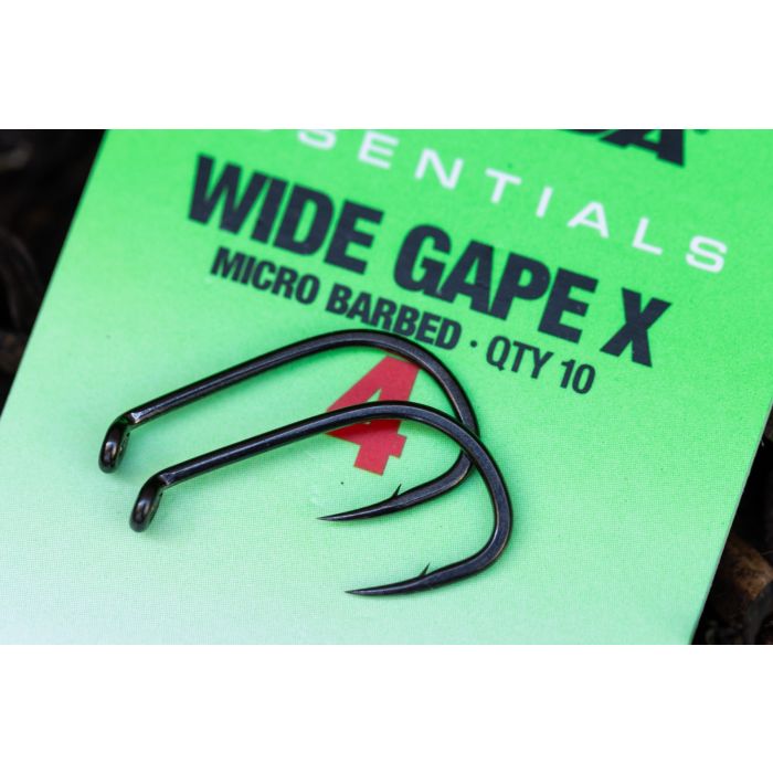 Carlige Korda Essentials Wide Gape X, Barbed, 10buc/plic 3