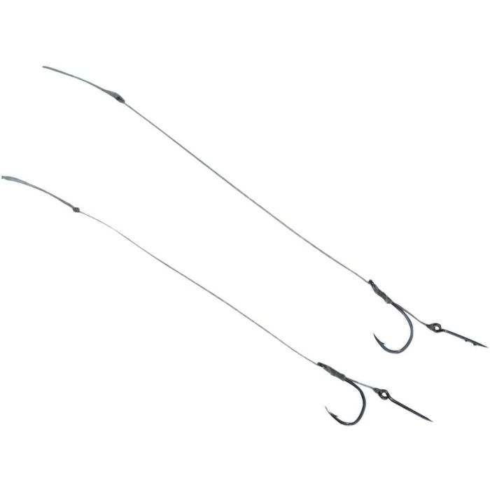 Carlige Legate Fluorocarbon Carp Zoom Method FC-571 SPIN 10mm 8cm 0.18mm, 2buc/plic