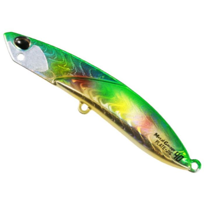 DUO Metal Garage Plate Jig Cicada, PXA0478 Green Gold Candy. 6cm, 15g
