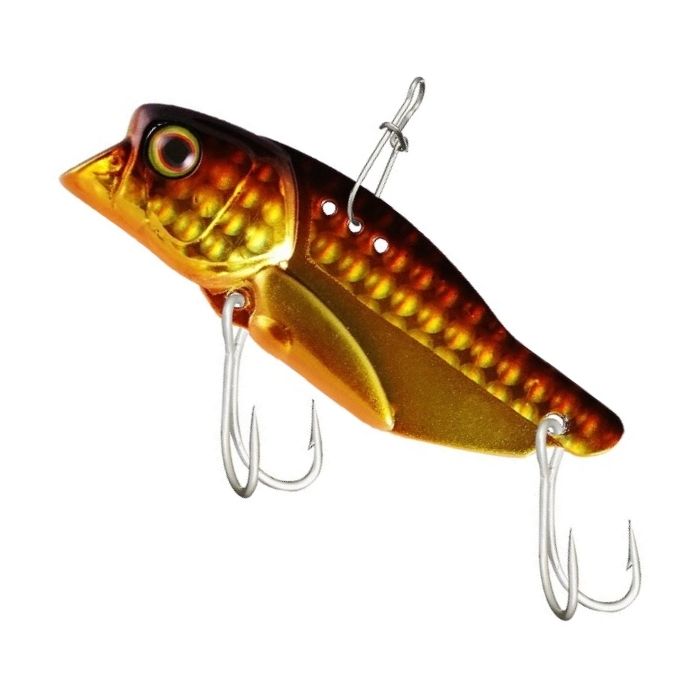 Jackall Knockin Jaw Cicada, Color Double Clutch Gold & Black, 5.8cm, 14g