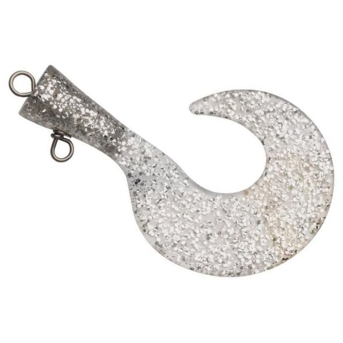 Abu Garcia Svartzonker McMio Spare Tails, Silver Glitter, 9.2cm, 3pcs/bag