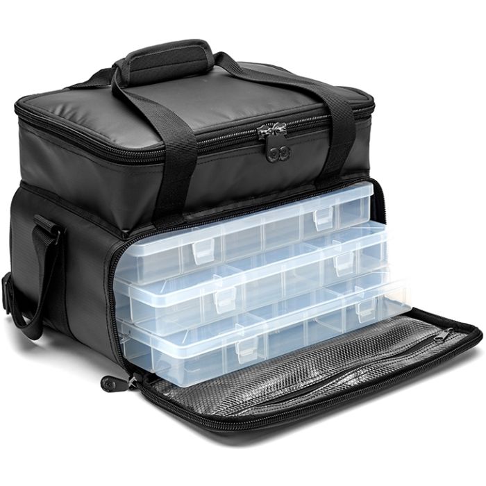 Accessory Bag Daiwa Tournament Pro 3 Box Feeder Carryall L+ 3 Boxes, 37x27x23cm 3