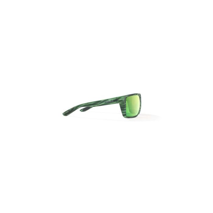 Bajio Stiltsville Green Stripe Matte Glasses, Green Mirror Lens 3
