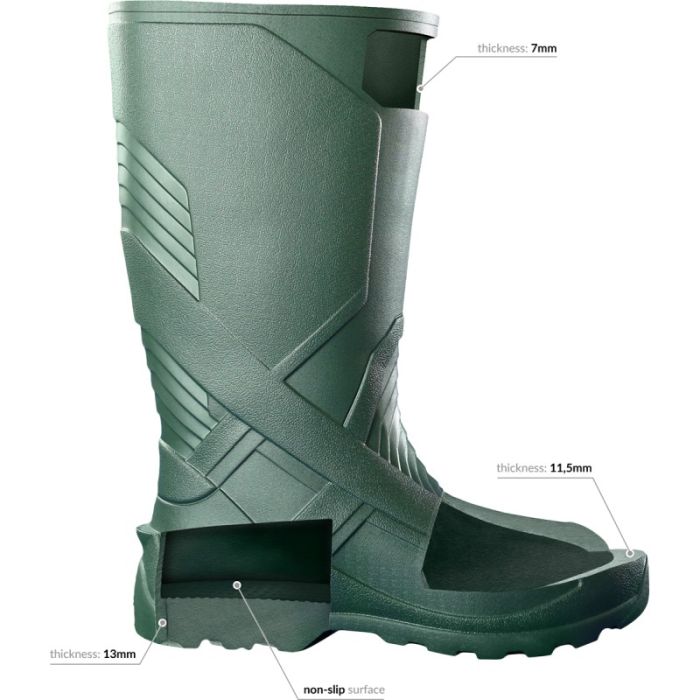Cizme Lungi Dry Walker Strong Truck Long, Green 49 3