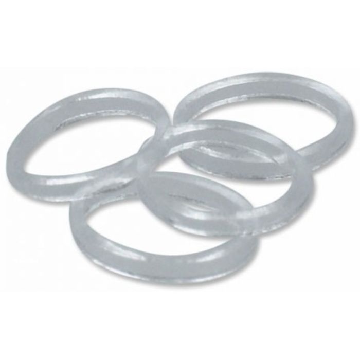 Elastic Pelete DAM MAD Power Bait Bands, Clear Transparent, 25bucblister