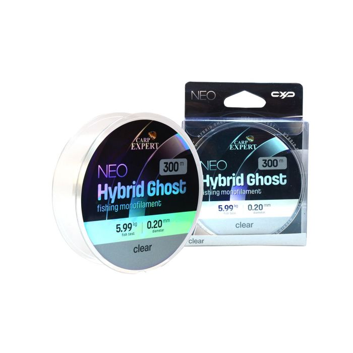 Carp Expert Neo Hybrid Ghost Monofilament Line, Clear, 300m