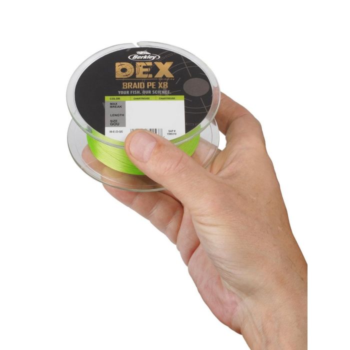 Fir Textil Berkley DEX Braid PE X8, Chartreuse, 300m 3