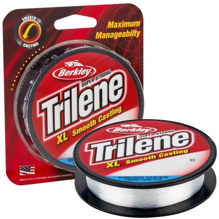 Berkley Trilene XL Monofilament Line, Transparent, 225m-270m