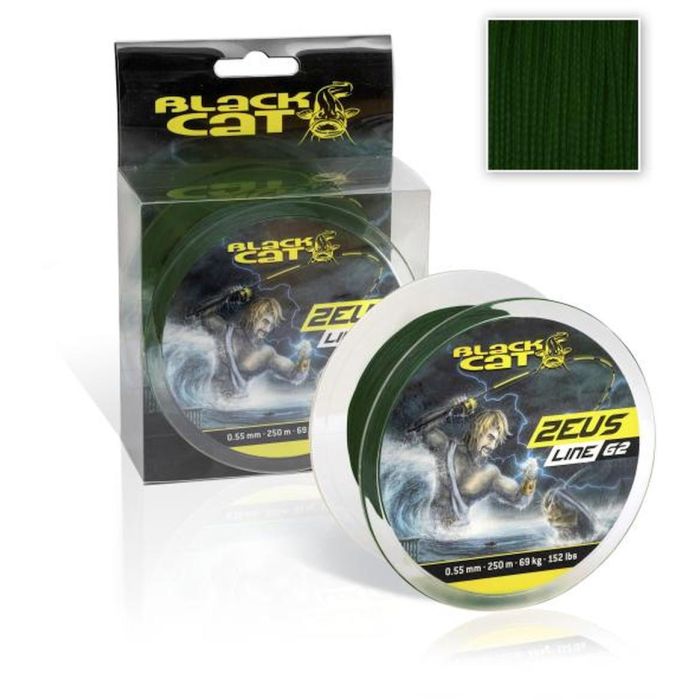 Fir Textil Black Cat Zeus Line G2, Green, 250m