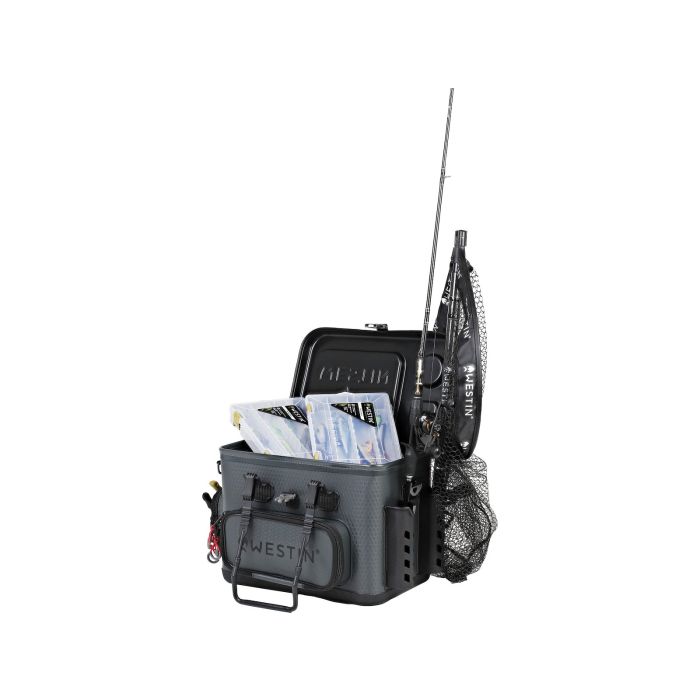 Westin W4 Safeguard Tackle Bag, Small, Titanium Black, 35x23x28cm 4