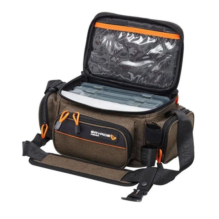 Savage Gear System Box Bag, S, 15x36x23cm, 5.5l + 3 Boxes