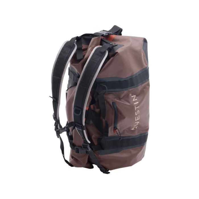 Westin W6 Roll-Top Duffelbag, Grizzly Brown/Black, 60x61x30cm 2