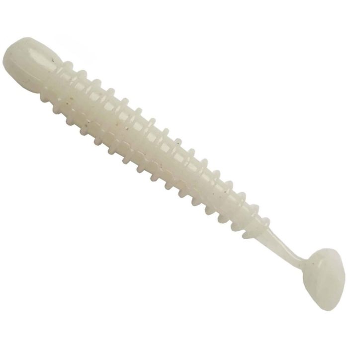 Grub Owner Rock'N Bait Cultiva Ring Kick Tail, White, 5cm, 0.9g, 12 pcs/pack