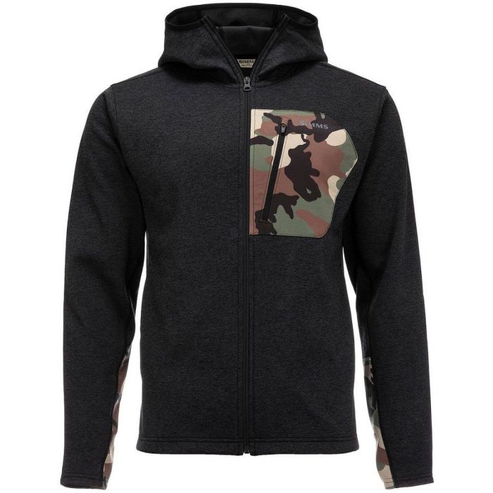 Hanorac Simms CX Hoody Heather, Black