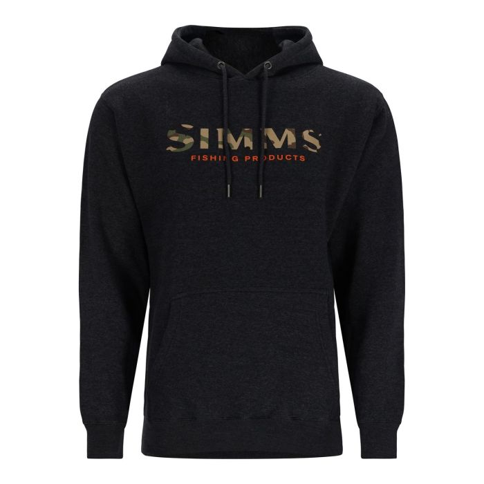 Hanorac Simms Logo Hoody Charcoal Heather