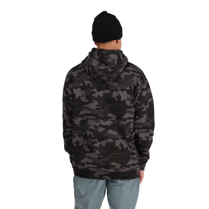 Hanorac Simms Logo Hoody Woodland Camo Carbon 3