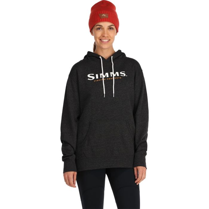 Hanorac Simms Women Logo Hoody Charcoal Heather 3