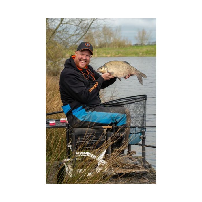 Hanorac Sonubaits 14 Zip Hoodie, NegruPortocaliu 5