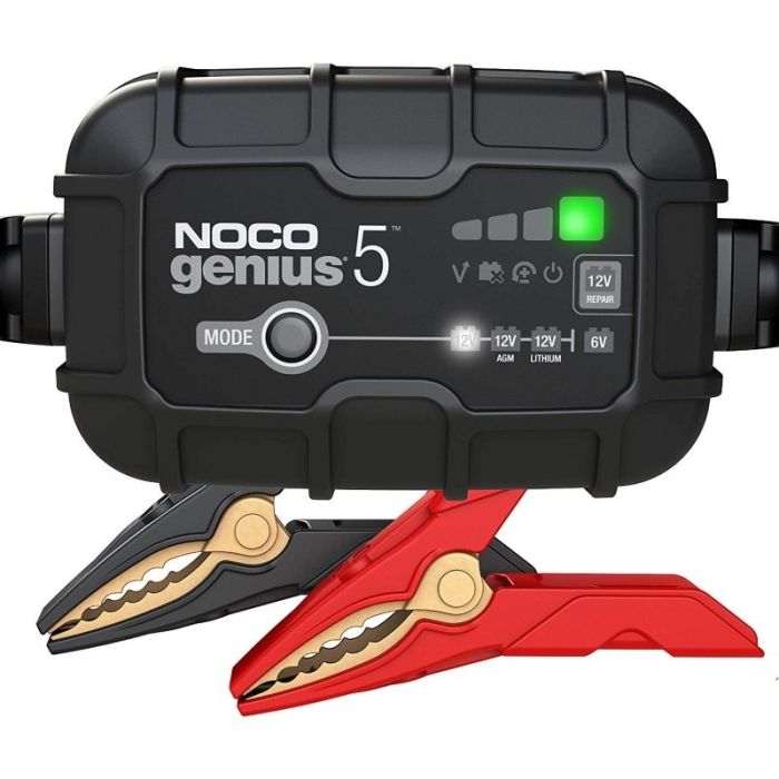 Incarcator Inteligent Noco Genius 5 Auto Moto 6V12V 5A pentru Acumulatori Plumb-Acid AGM GEL VRLA (maxim 120A)