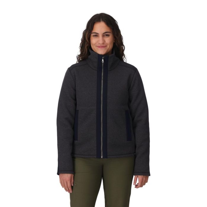 Jacheta Dama Simms Women's Harbor Fleece, Sturgeon Heather 2