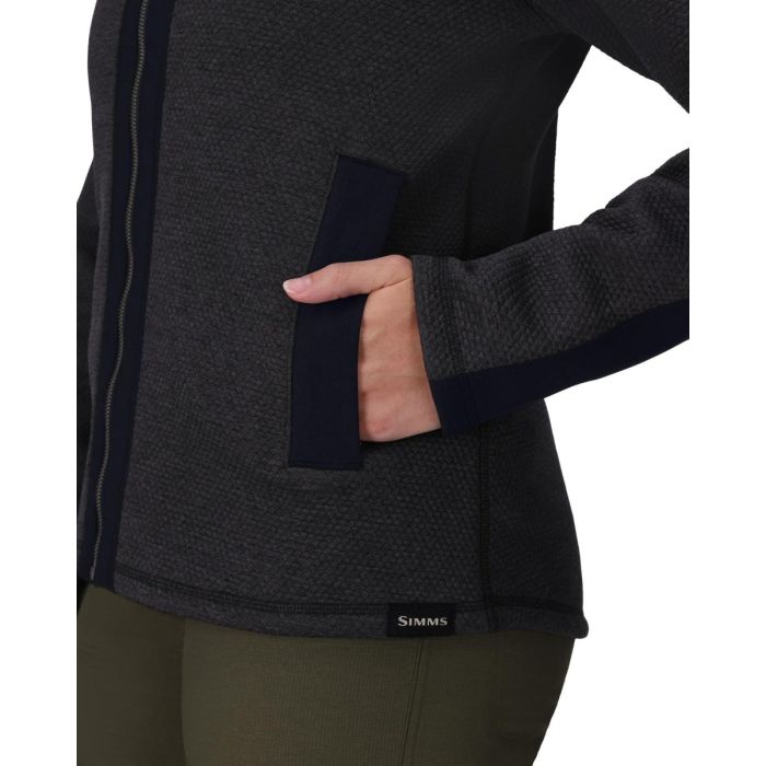 Jacheta Dama Simms Women's Harbor Fleece, Sturgeon Heather 4