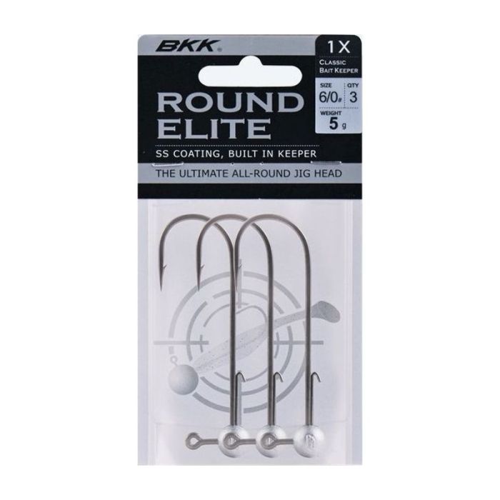 Jig BKK Round Elite-Classic Bait Keeper, Nr.3/0, 3buc/blister