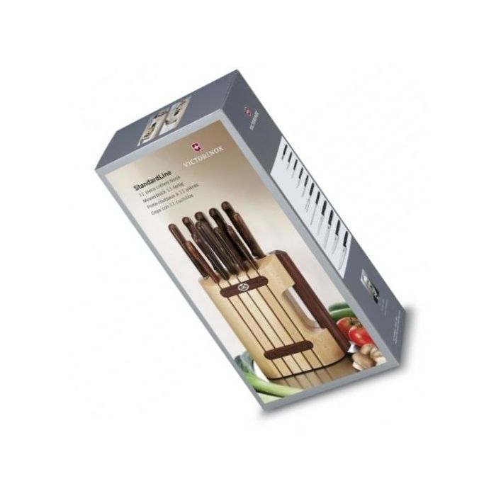 Set 11 Cutite Victorinox Swiss Cutlery Block Set + Suport din Lemn 2
