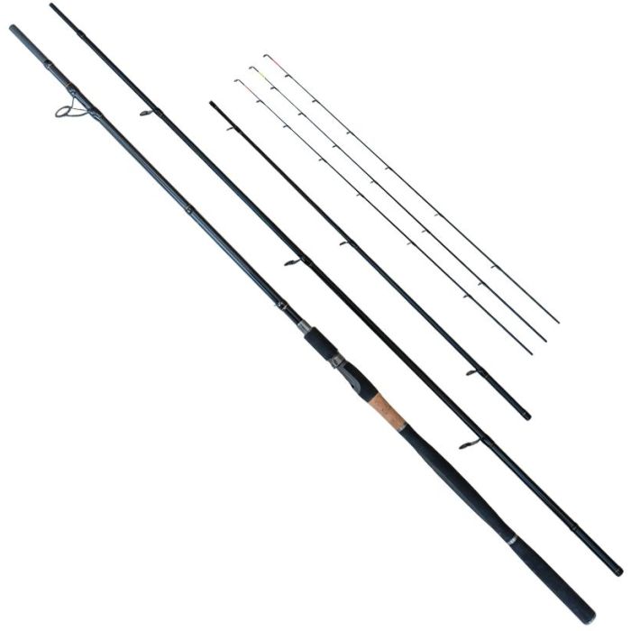 NuFish Affinium Feeder Rod, 3.60m, 100g, 3+3pcs