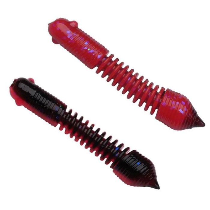 Berkley PowerBait Power Pillar Larvae, Salmon Egg Red/Black, 4cm, 12pcs/pack