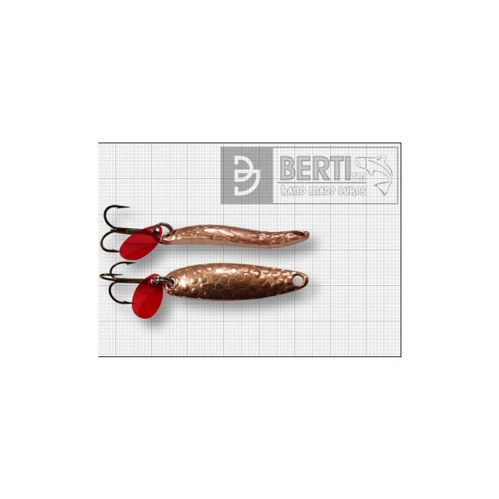 Bertilure Taifun Micro Dragon Skin Wobbling Spoon, Copper, 4cm, 5.5g