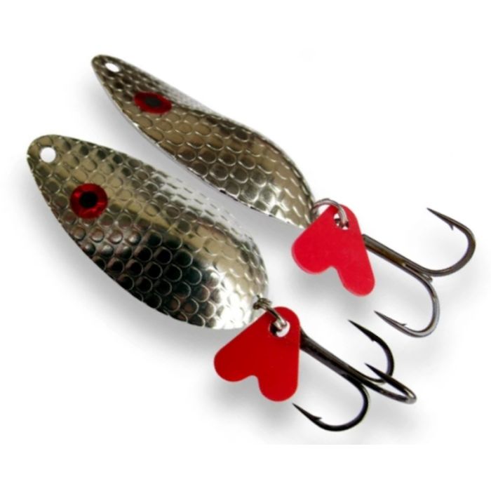 Bertilure Big D Spinning Spoon, Nickel Color, 3D Scales, 5.5cm, 11g