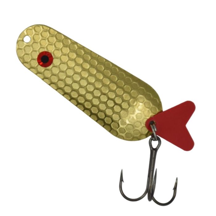 Bertilure Piscot Oscillating Spoon Nr.2, Gold Color, HEX Imprint, 7.3cm, 10g