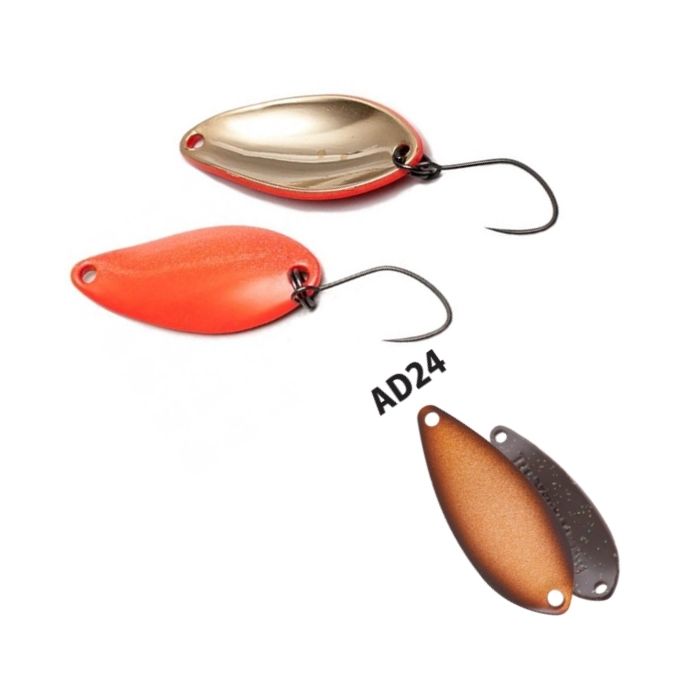 Oscillating Spoon Yarie 702 Pirica More, Color AD24 Oyster, 2.6g