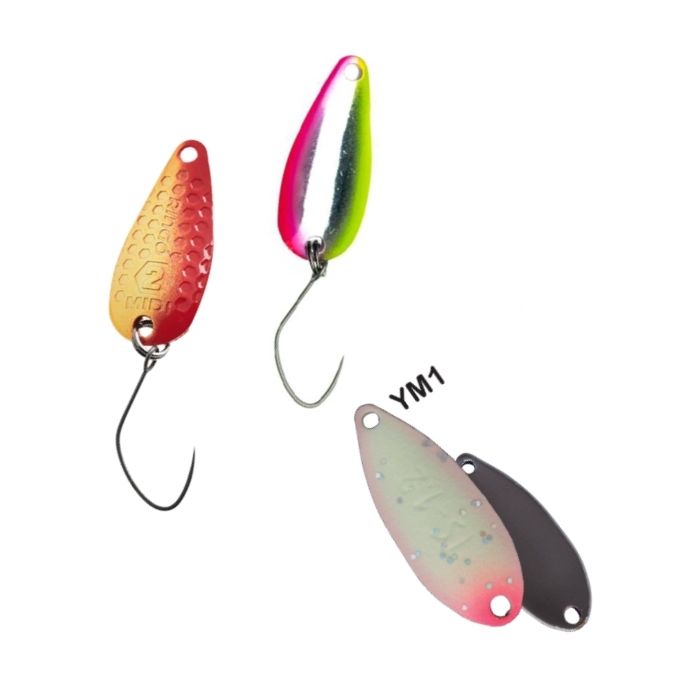 Yarie 704 Ringo Midi Oscillating Spoon, Color YM1 Fruit Peach, 1.8g