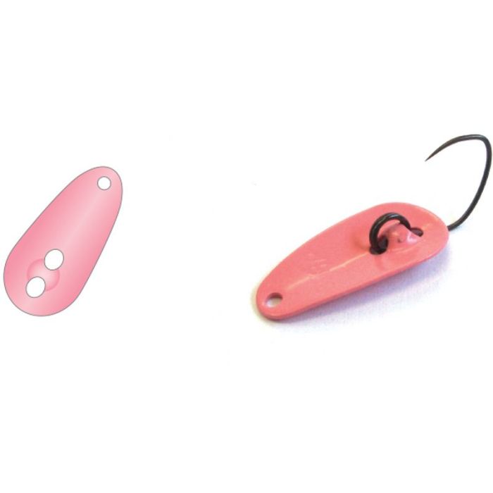 Yarie 705 B-Tap Spinning Spoon, Color 83 Pink, 1.2g