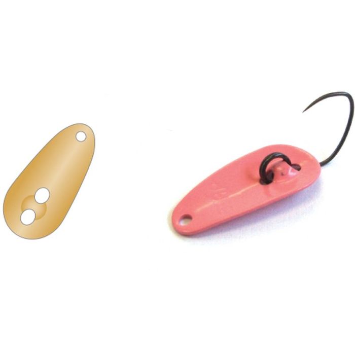 Yarie 705 B-Tap Spoon Lure, Color 85 Light Brown, 1.2g