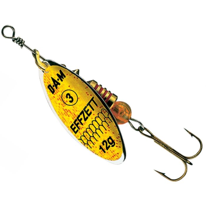 DAM Effzett Predator Inline Spinner, Gold Glitter, 7g