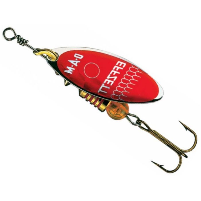 Lingurita Rotativa DAM Effzett Predator, Red Glitter, 4g