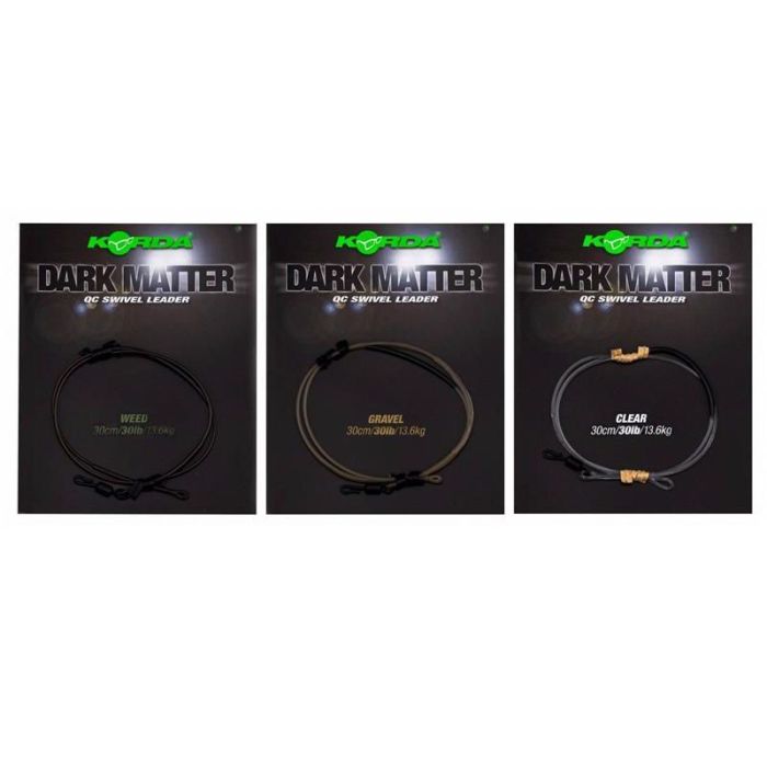 Montura cu Vartej Rapid Korda Dark Matter QC Swivel, 30lb, 30cm