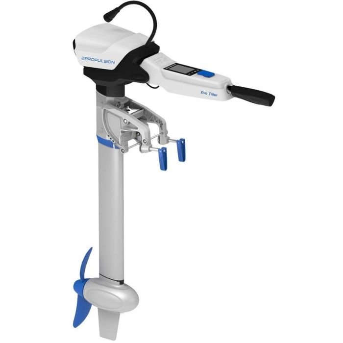 Motor Electric ePropulsion Spirit 1.0 EVO Remote S, 1kW, 625mm, Acumulator Inclus, Cizma Scurta 2