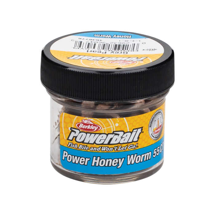 Naluca Berkley PowerBait Power Honey Worm, Grey Pearl, 2.5cm, 55bucborcan